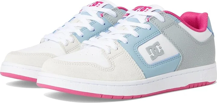 DC Manteca 4 Women's Shoes Blue/Pink : 7.5 B - Medium, Leather