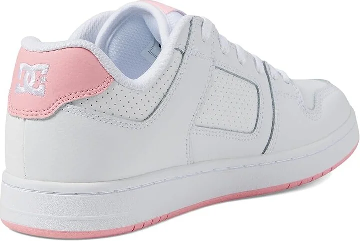 DC Manteca 4 Women's Shoes White/Pink 1 : 10 B - Medium, Leather - Image 4