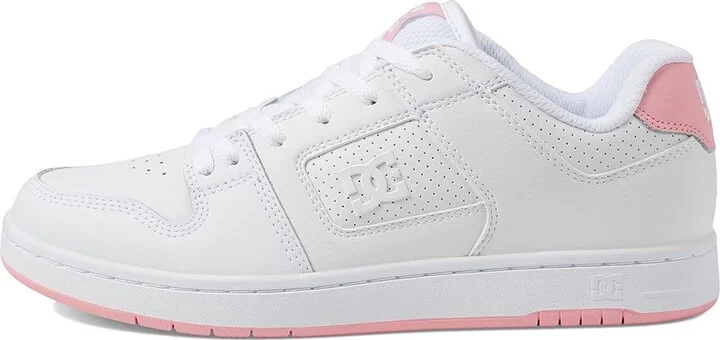 DC Manteca 4 Women's Shoes White/Pink 1 : 10 B - Medium, Leather - Image 6