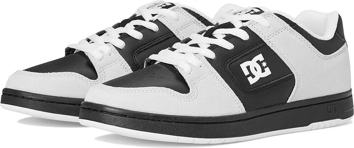 DC Manteca 4 Women's Shoes White/White/Black : 10 B - Medium, Leather
