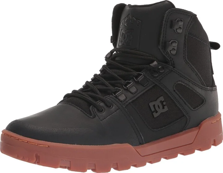 DC Men's Pure High-Top Water Resistant Boot Skate Shoe Snow