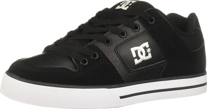 DC Men's Pure Low Top Lace Up Casual Skate Shoe Sneaker