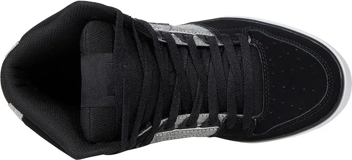 DC Pure High-Top WC Men's Skate Shoes Black/Battleship/Armor : 15 D - Medium, Canvas/Leather/Suede - Image 2