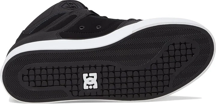 DC Pure High-Top WC Men's Skate Shoes Black/Black/White Snake : 10 D - Medium, Canvas/Leather/Suede - Image 3