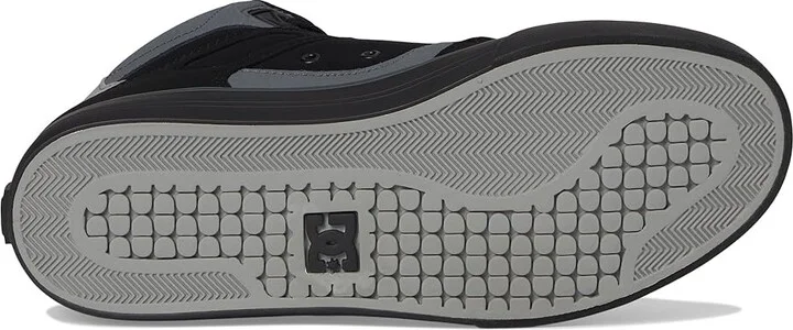DC Pure High-Top WC Men's Skate Shoes Black/Orange/Grey : 13 D - Medium, Canvas/Leather/Suede - Image 3