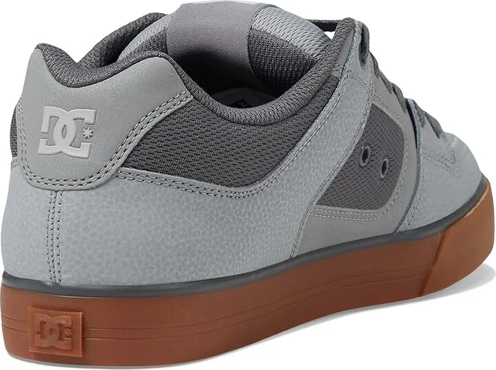 DC Pure Men's Skate Shoes Carbon/Gum : 10 D - Medium, Textile - Image 4