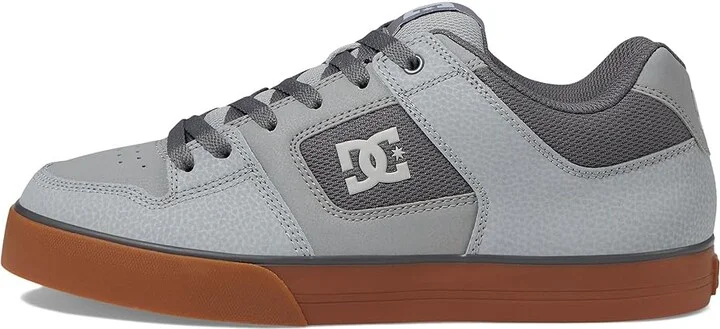 DC Pure Men's Skate Shoes Carbon/Gum : 10 D - Medium, Textile - Image 6