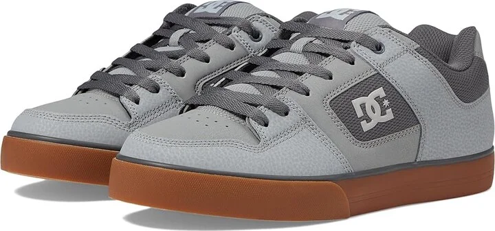 DC Pure Men's Skate Shoes Carbon/Gum : 10 D - Medium, Textile