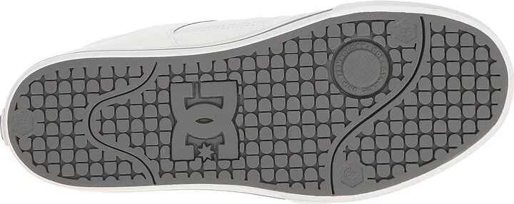 DC Pure Men's Skate Shoes White/Battleship/White : 7 D - Medium, Textile - Image 4