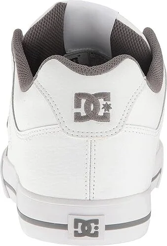DC Pure Men's Skate Shoes White/Battleship/White : 7 D - Medium, Textile - Image 5