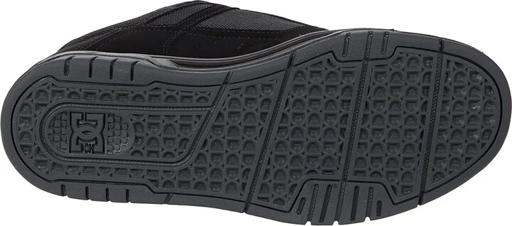DC Stag Men's Skate Shoes Black/Grey/Red 1 : 10 D - Medium, Leather/Suede - Image 3