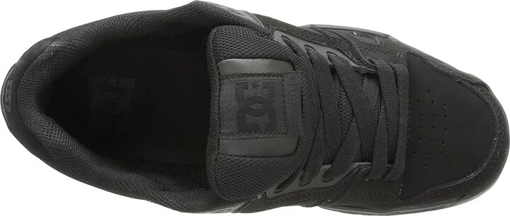 DC Stag Men's Skate Shoes Black/Gum : 10 D - Medium, Leather/Suede - Image 3