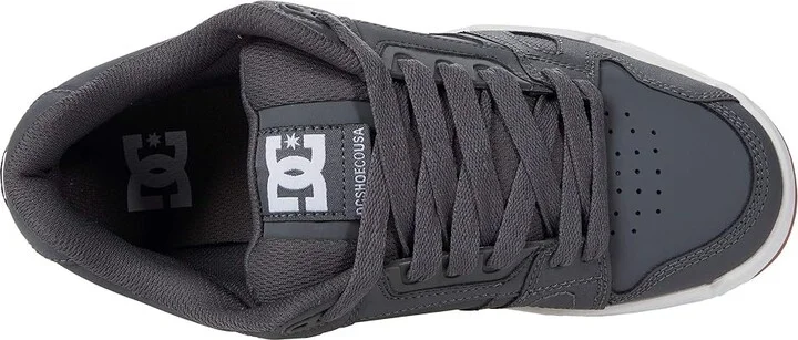 DC Stag Men's Skate Shoes Grey/Gum : 10 D - Medium, Leather/Suede - Image 2