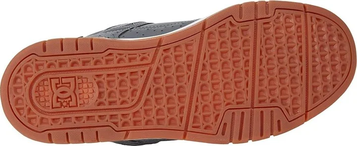 DC Stag Men's Skate Shoes Grey/Gum : 10 D - Medium, Leather/Suede - Image 3