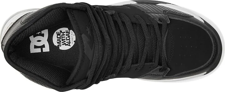 DC Versatile Hi Men's Shoes Black/Grey/Red : 10.5 D - Medium, Leather/Suede - Image 2