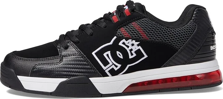 DC Versatile Men's Skate Shoes Black/White/Athletic Red 1 : 10 D - Medium, Leather - Image 6