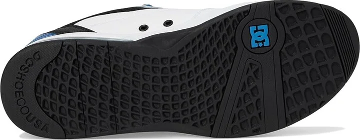 DC Versatile Men's Skate Shoes White/Black/Blue : 11.5 D - Medium, Leather - Image 3