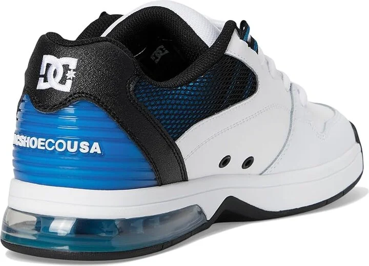 DC Versatile Men's Skate Shoes White/Black/Blue : 11.5 D - Medium, Leather - Image 4