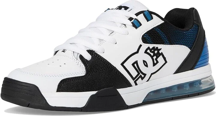 DC Versatile Men's Skate Shoes White/Black/Blue : 11.5 D - Medium, Leather - Image 5