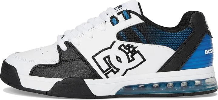 DC Versatile Men's Skate Shoes White/Black/Blue : 11.5 D - Medium, Leather - Image 6