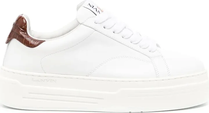 DDB0 leather platform sneakers