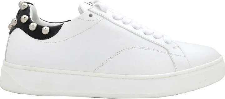 DDB0 Studded Leather Low-Top Sneakers, Brand Size 40 ( US Size 9 )