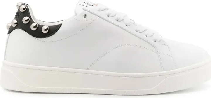 DDBO studded leather sneakers
