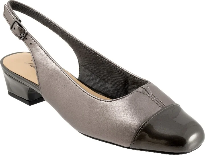 Dea Cap Toe Slingback Pump