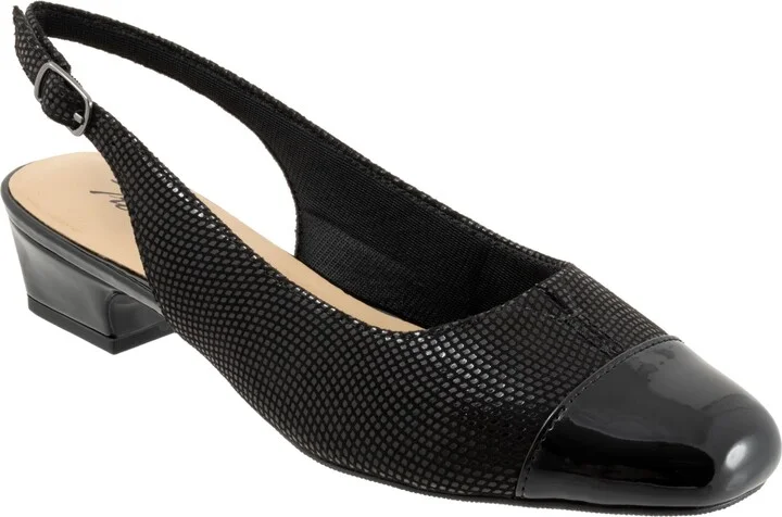 Dea Cap Toe Slingback Pump
