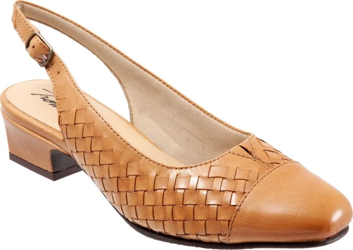 Dea Woven Slingback Pump