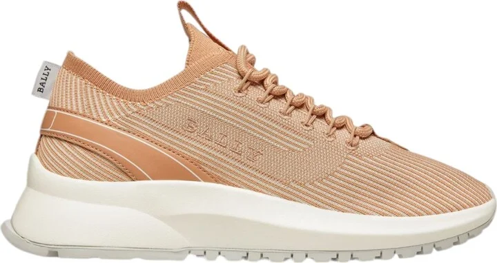 Dean 6303443 Women's White/Peachy Fabric & Leather Sneaker
