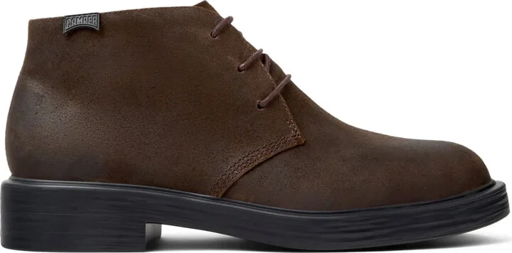 Dean lace-up nubuck-leather desert boots