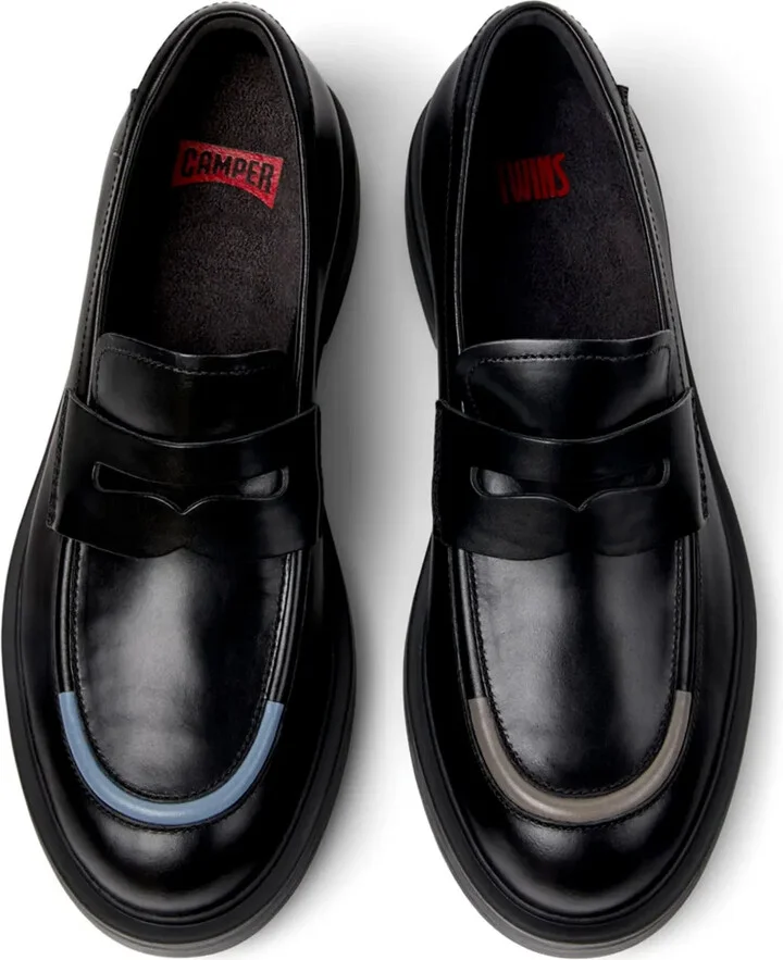 Dean mismatched leather loafers - Image 4