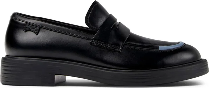Dean mismatched leather loafers