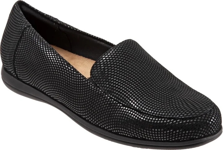 Black Mini Dot Leather