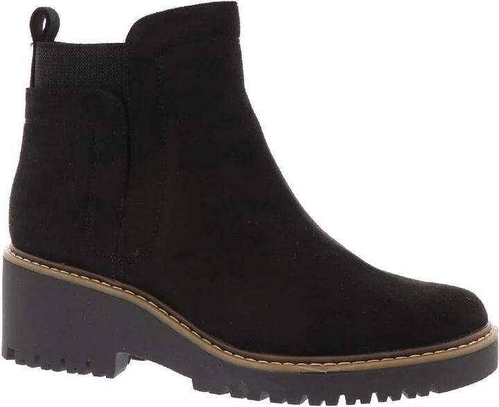 Dear Womens Faux Suede Booties Ankle Boots