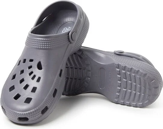 Dearfoams EcoCozy Men's Sustainable Clog - Medium Grey Size - Image 2