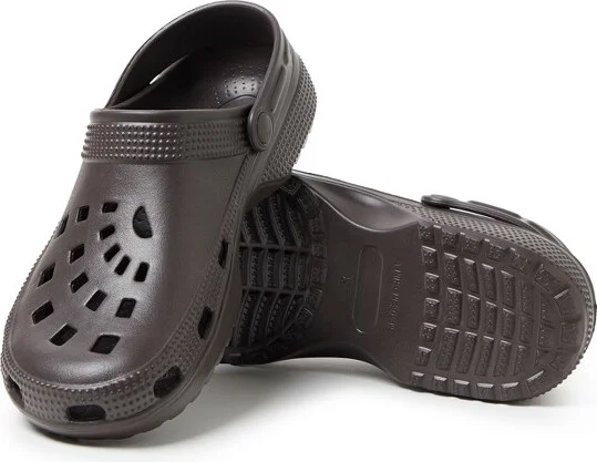 Dearfoams EcoCozy Men's Sustainable Clog - Medium Grey Size - Image 4