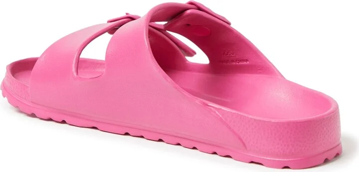 Dearfoams EcoCozy Women's Sustainable Double Buckle Sandal - Image 4