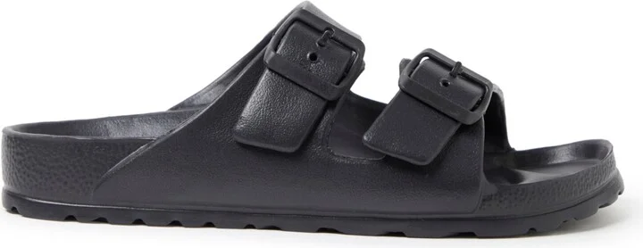 Dearfoams EcoCozy Women's Sustainable Double Buckle Sandal - Image 6