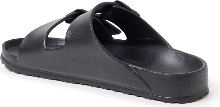 Dearfoams EcoCozy Women's Sustainable Double Buckle Sandal - Image 9