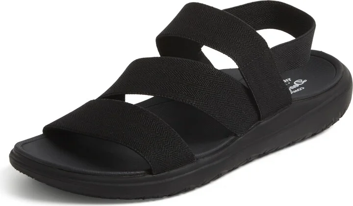 Dearfoams Emilia Women's Slip On Comfortable Cushioned Gore Lightweight Sandal Flat