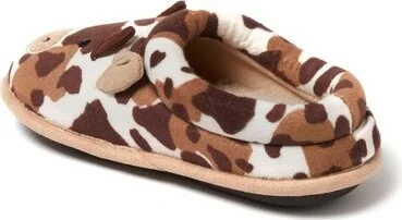 Dearfoams Kid's Peyton Animal Slip-On Clog House Slipper - Green Dinosaur Size - Image 4