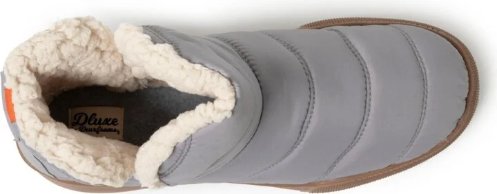 Dearfoams Men's Bryant Nylon Puffer Indoor/Outdoor Slipper Boot - Image 4
