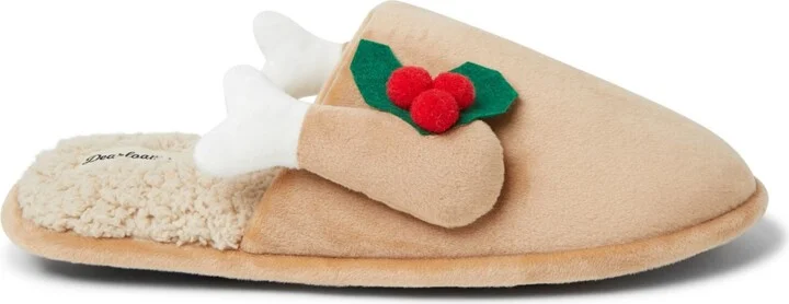 Dearfoams Men's Carson Holiday Thanksgiving Turkey Scuff Slipper - Image 2