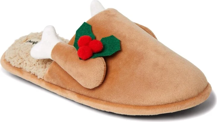 Dearfoams Men's Carson Holiday Thanksgiving Turkey Scuff Slipper - Image 3