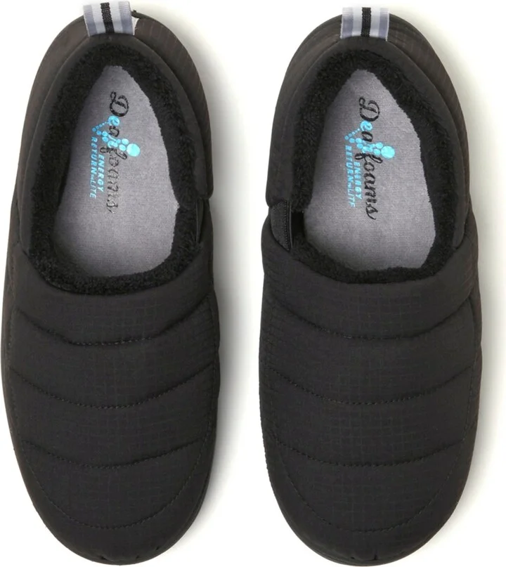 Dearfoams Men's Cullen Ripstop Closed Back House Slipper - Image 7