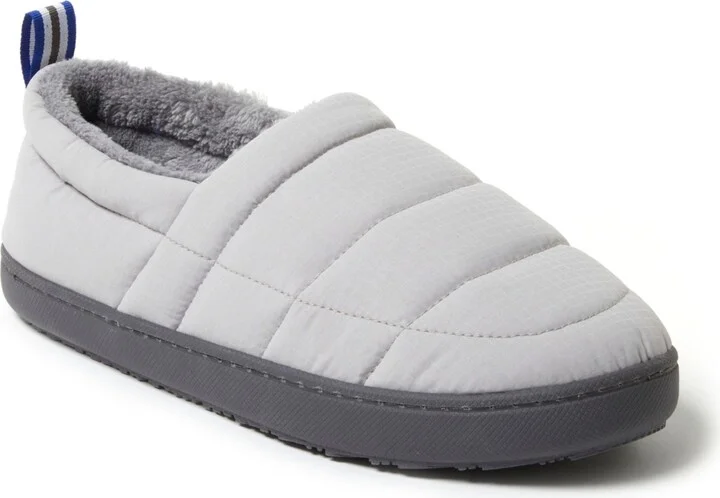 Dearfoams Men's Cullen Ripstop Closed Back House Slipper