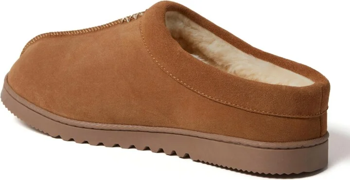 Dearfoams Men's Dean Genuine Suede Clog House Shoe Slipper - Image 6