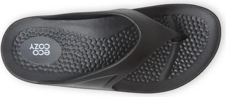 Dearfoams Men's EcoCozy Sustainable Comfort Flip Flop Thong Sandal - Image 4